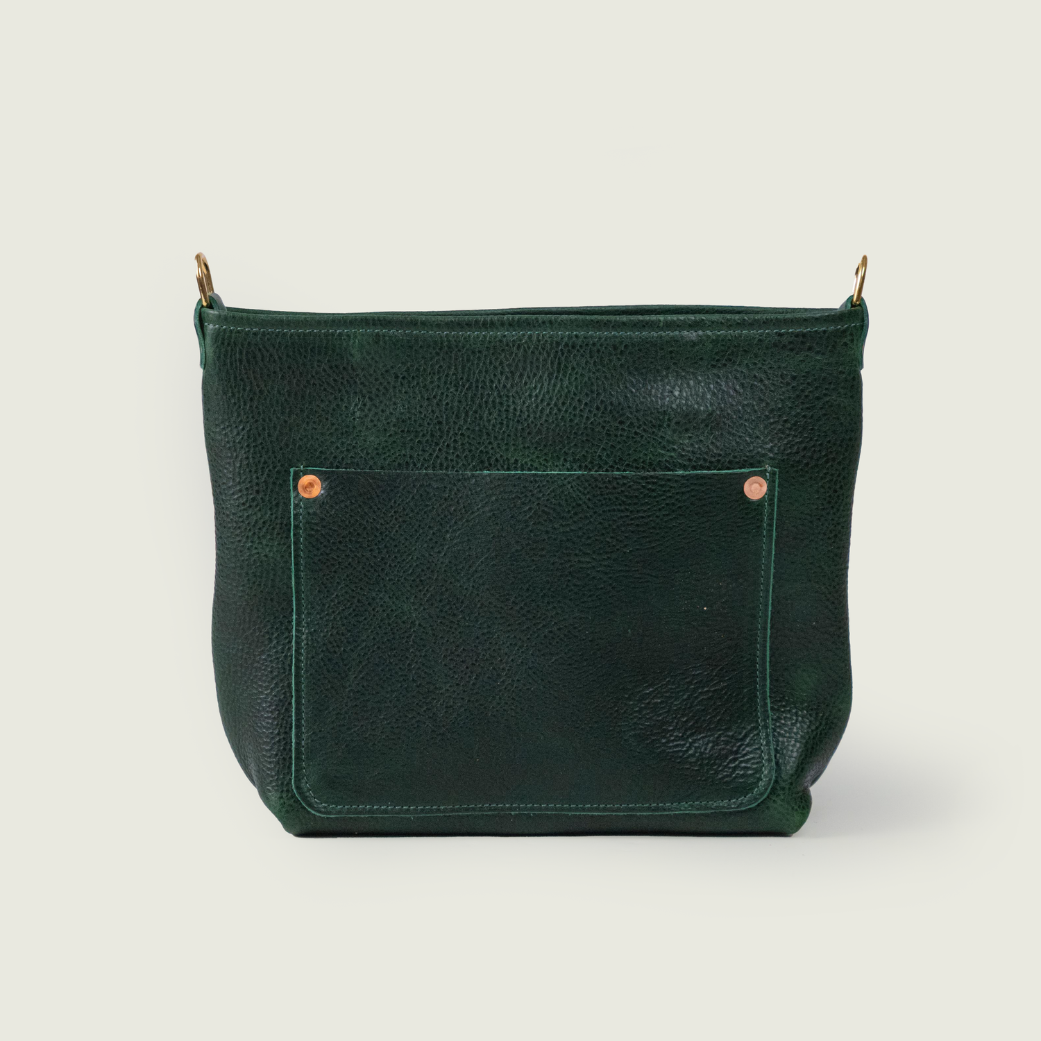 Green Bulldog Mini Crossbody Travel Tote