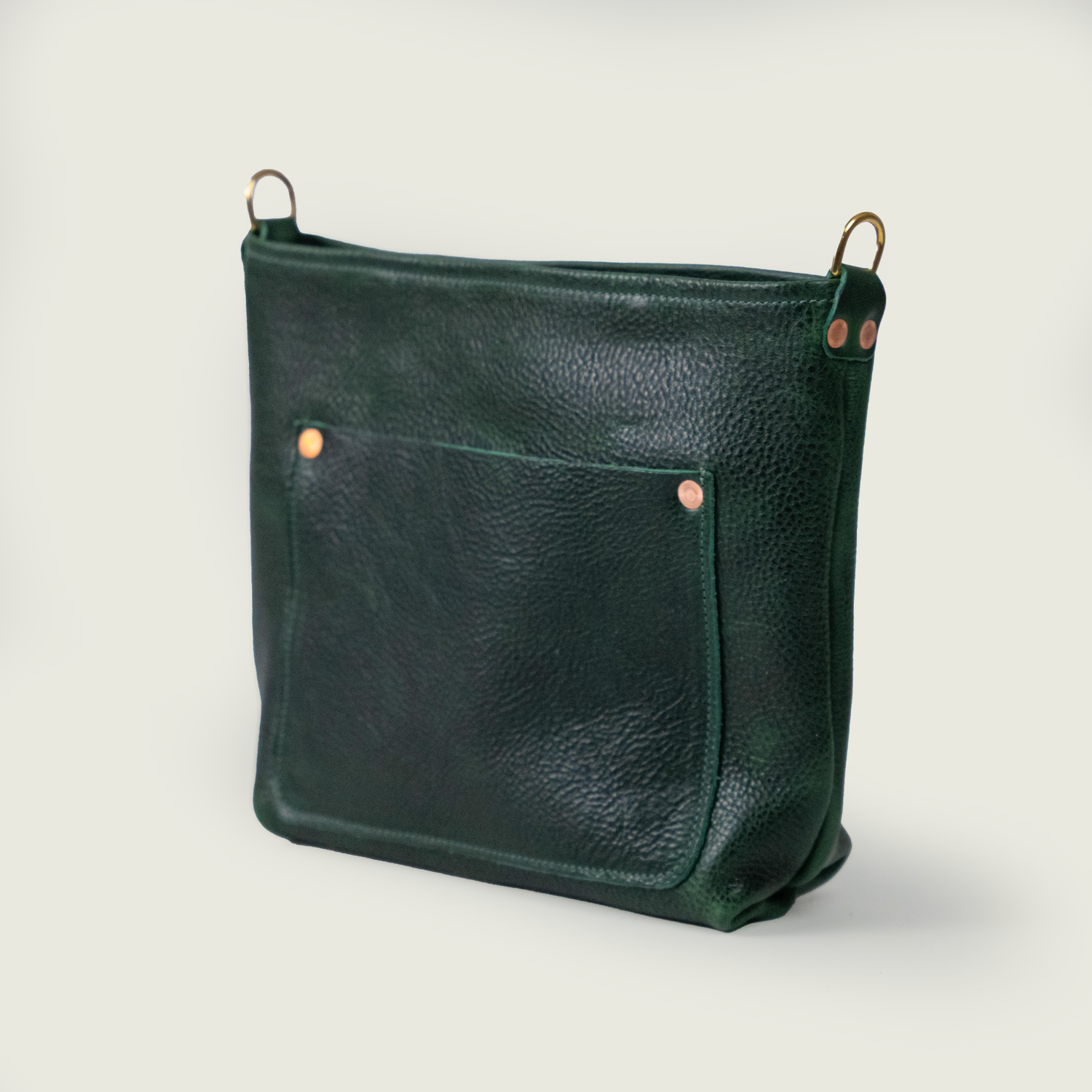 Green Bulldog Mini Crossbody Travel Tote