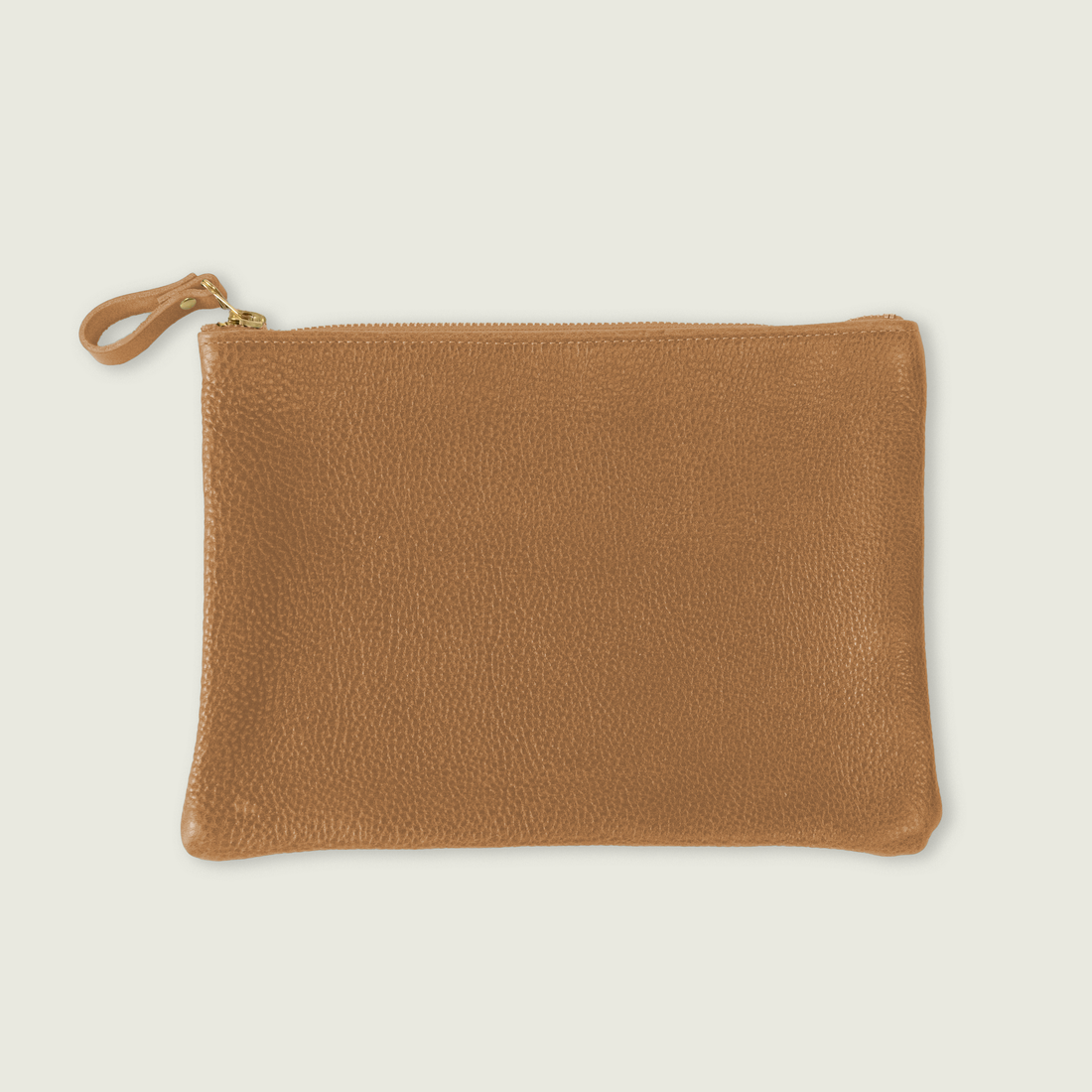 Sand Bulldog Medium Zip Pouch