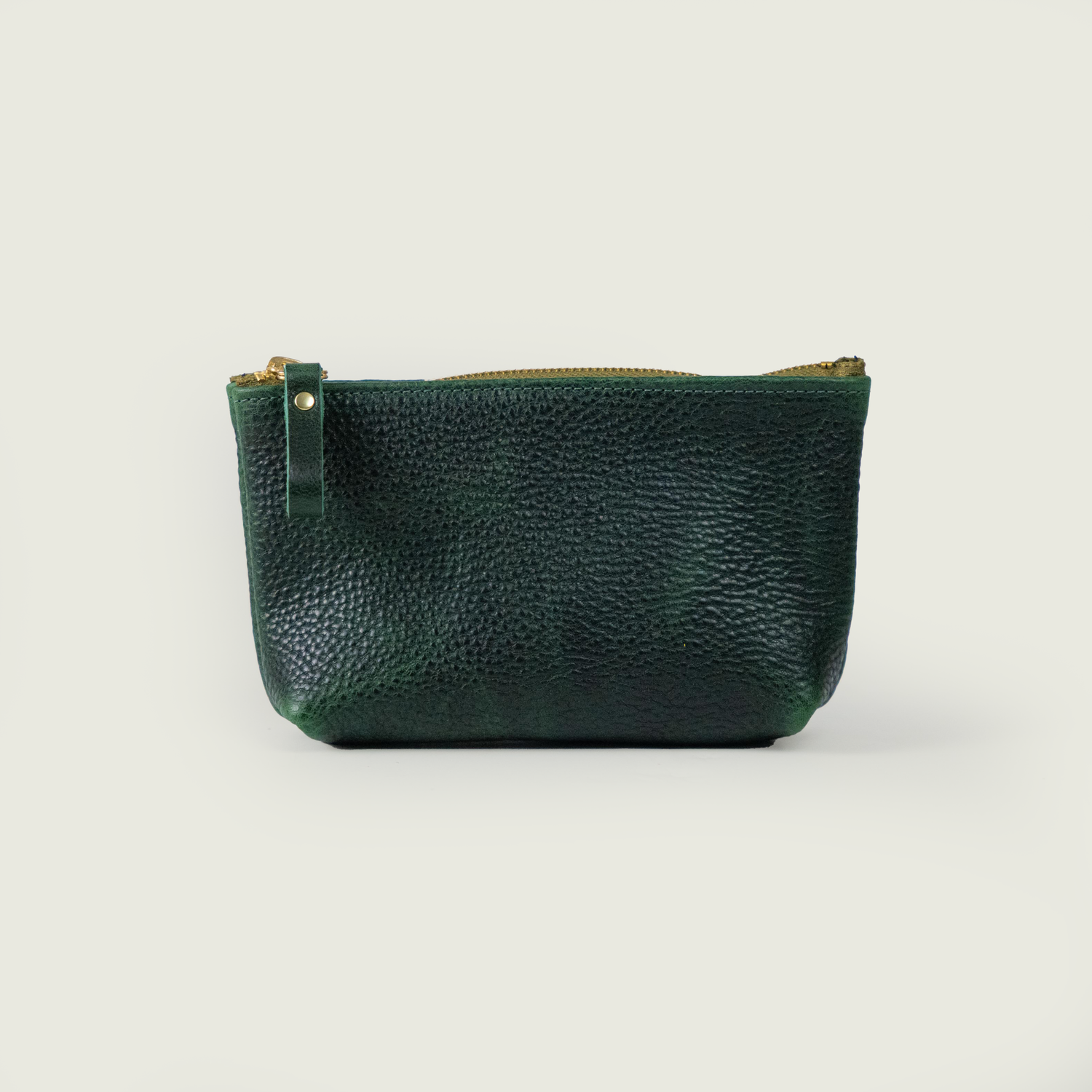 Green Bulldog Small Cosmetic Case