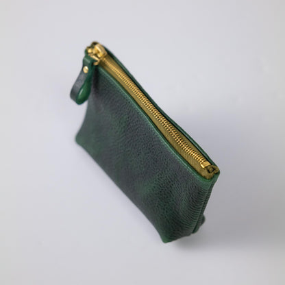 Green Bulldog Small Cosmetic Case