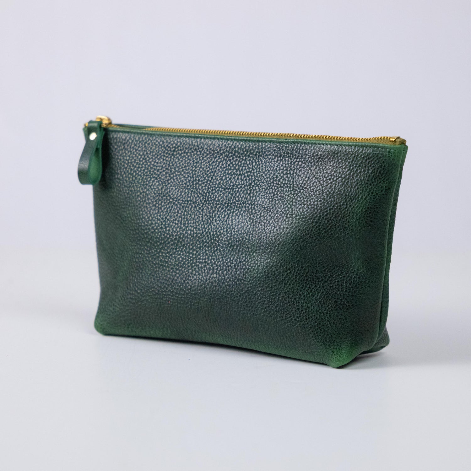 Green Bulldog Large Cosmetic Case