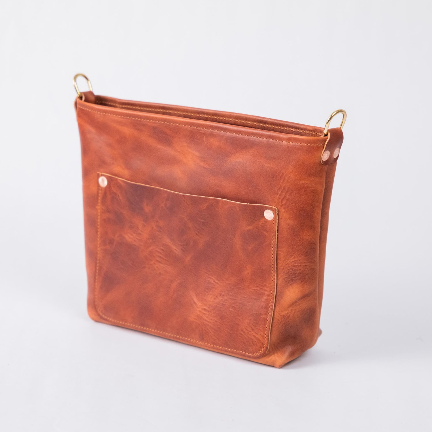 Very Tumbled Old English Derby Mini Crossbody Travel Tote