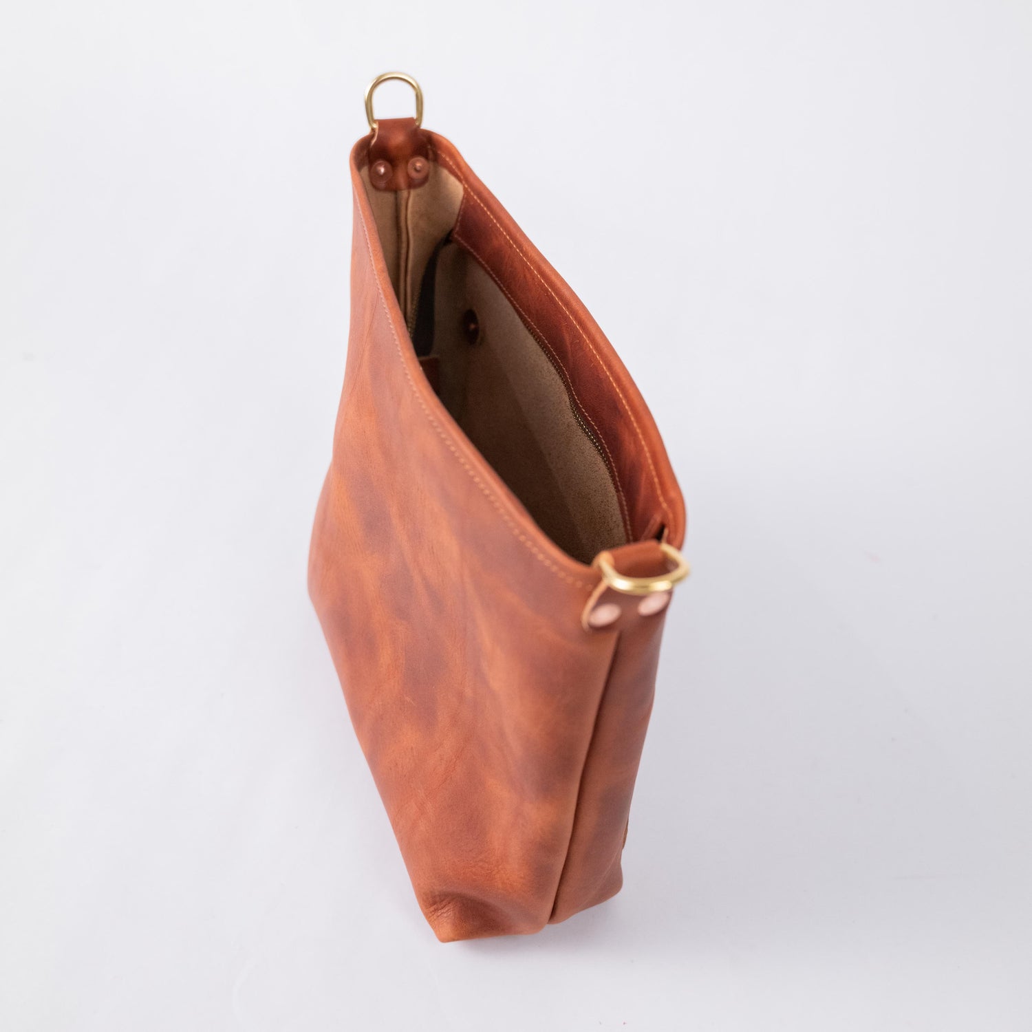 Very Tumbled Old English Derby Mini Crossbody Tote