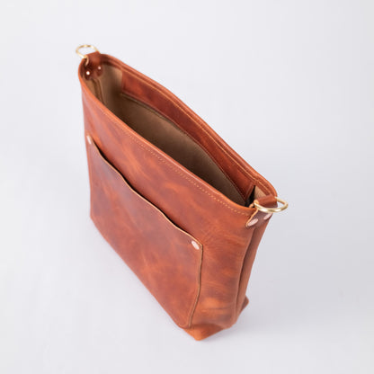 Very Tumbled Old English Derby Mini Crossbody Travel Tote