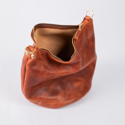 Very Tumbled Old English Derby Mini Zip-Top Bucket Bag