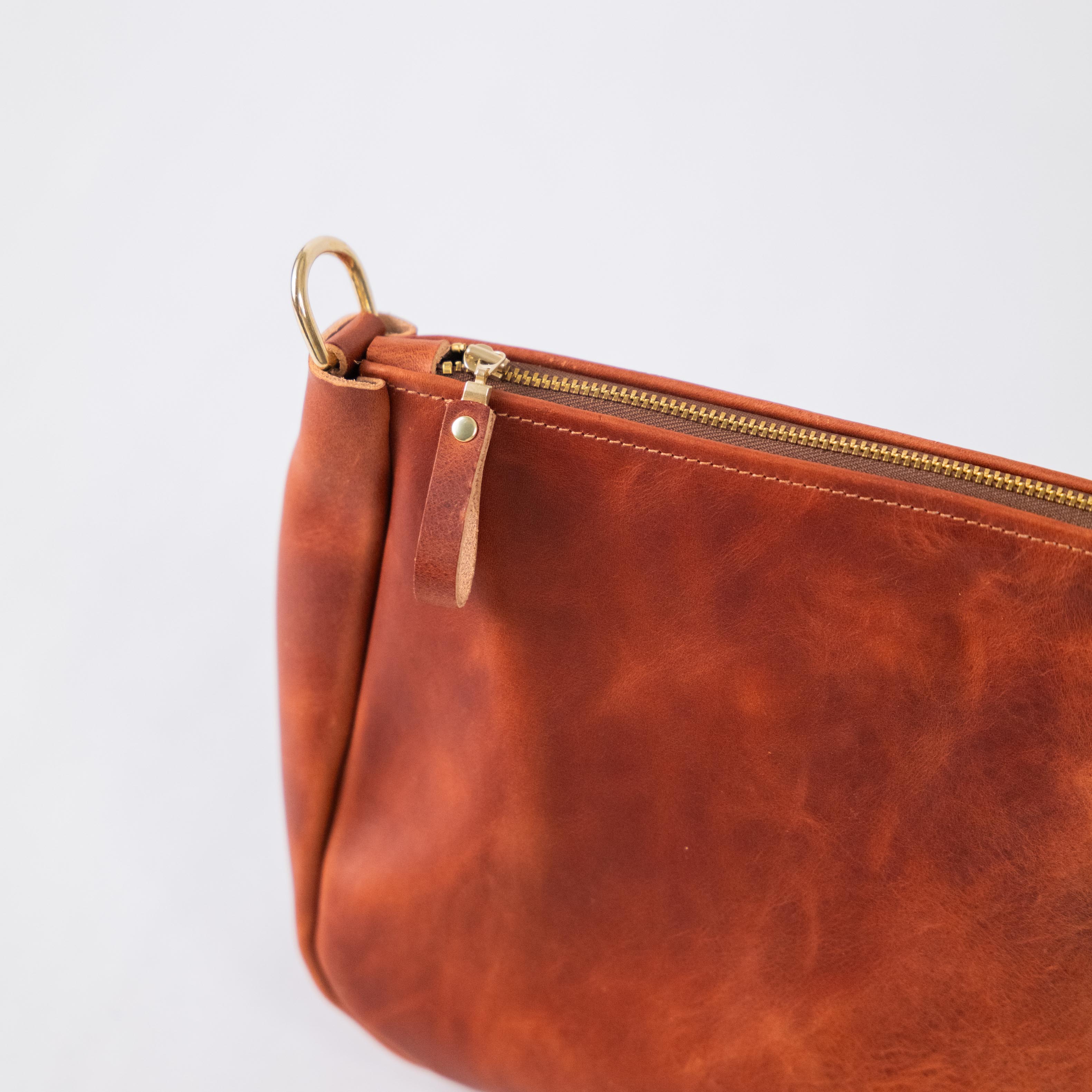 Very Tumbled Old English Derby Crossbody Bag