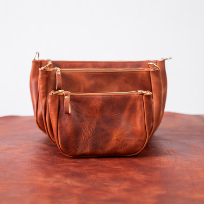 Very Tumbled Old English Derby Crossbody Bag