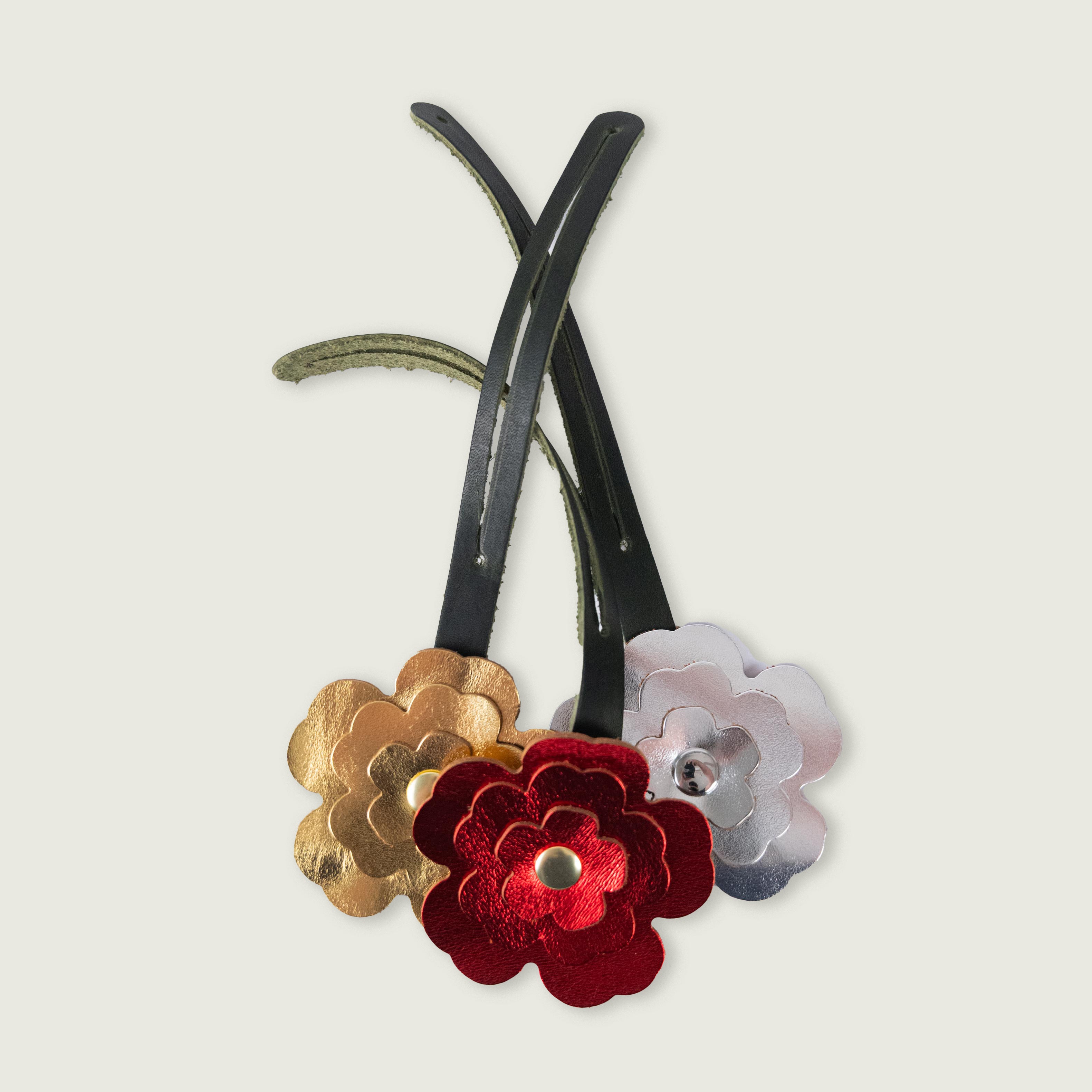 Christmas Flower Charms