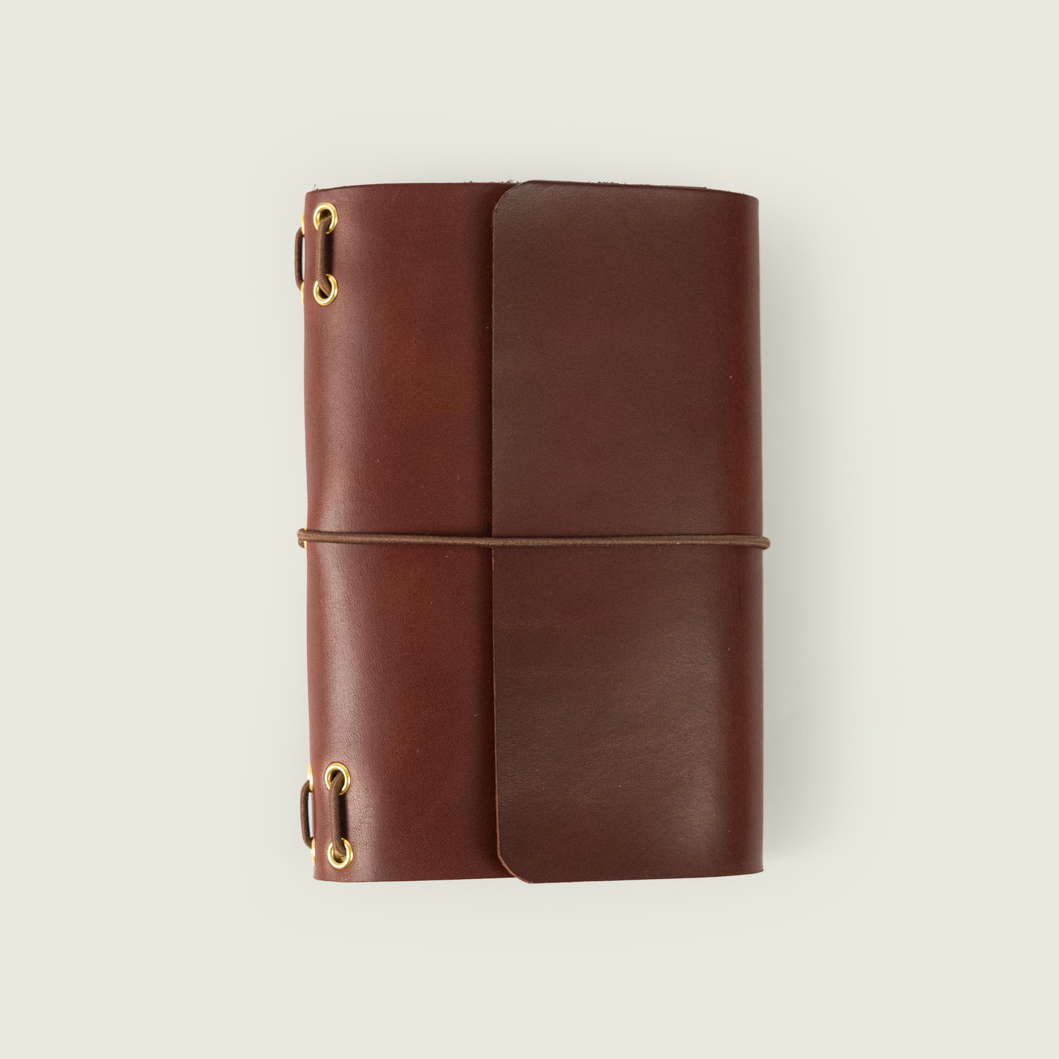 British Tan Double Shot Mini Travel Journal