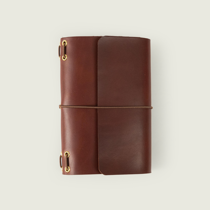 British Tan Double Shot Mini Travel Journal