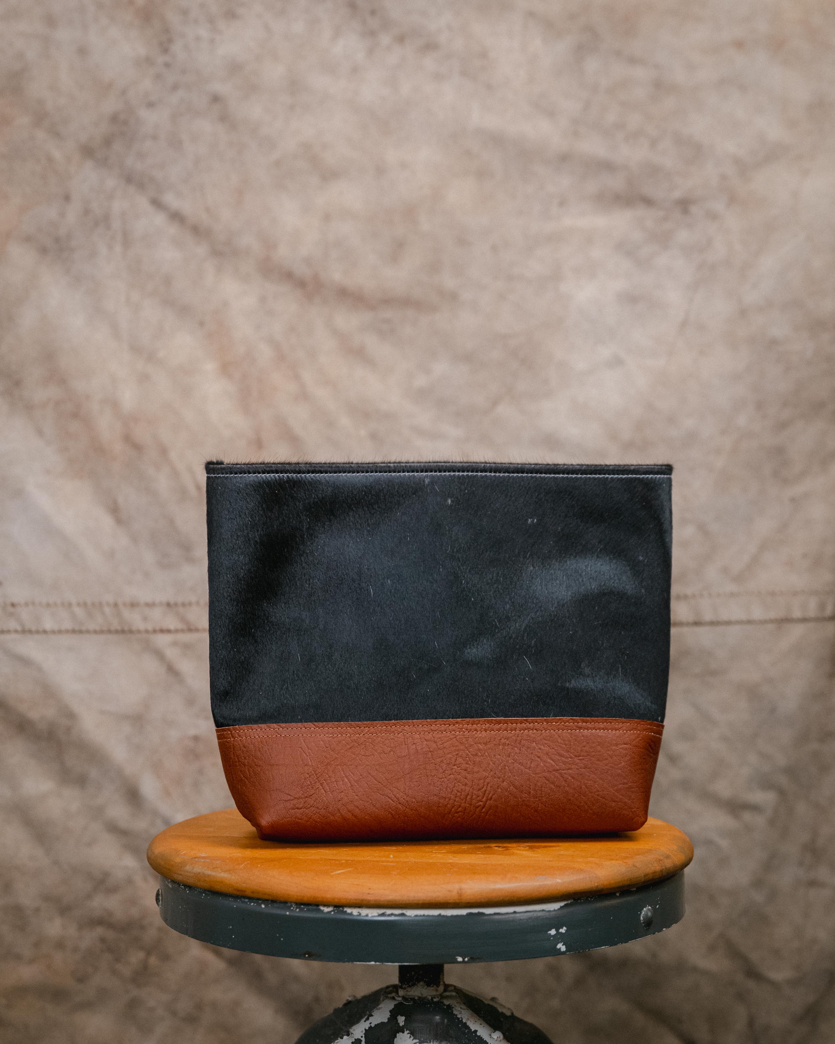 1931 Hair-on-Hide Mini Panel Tote