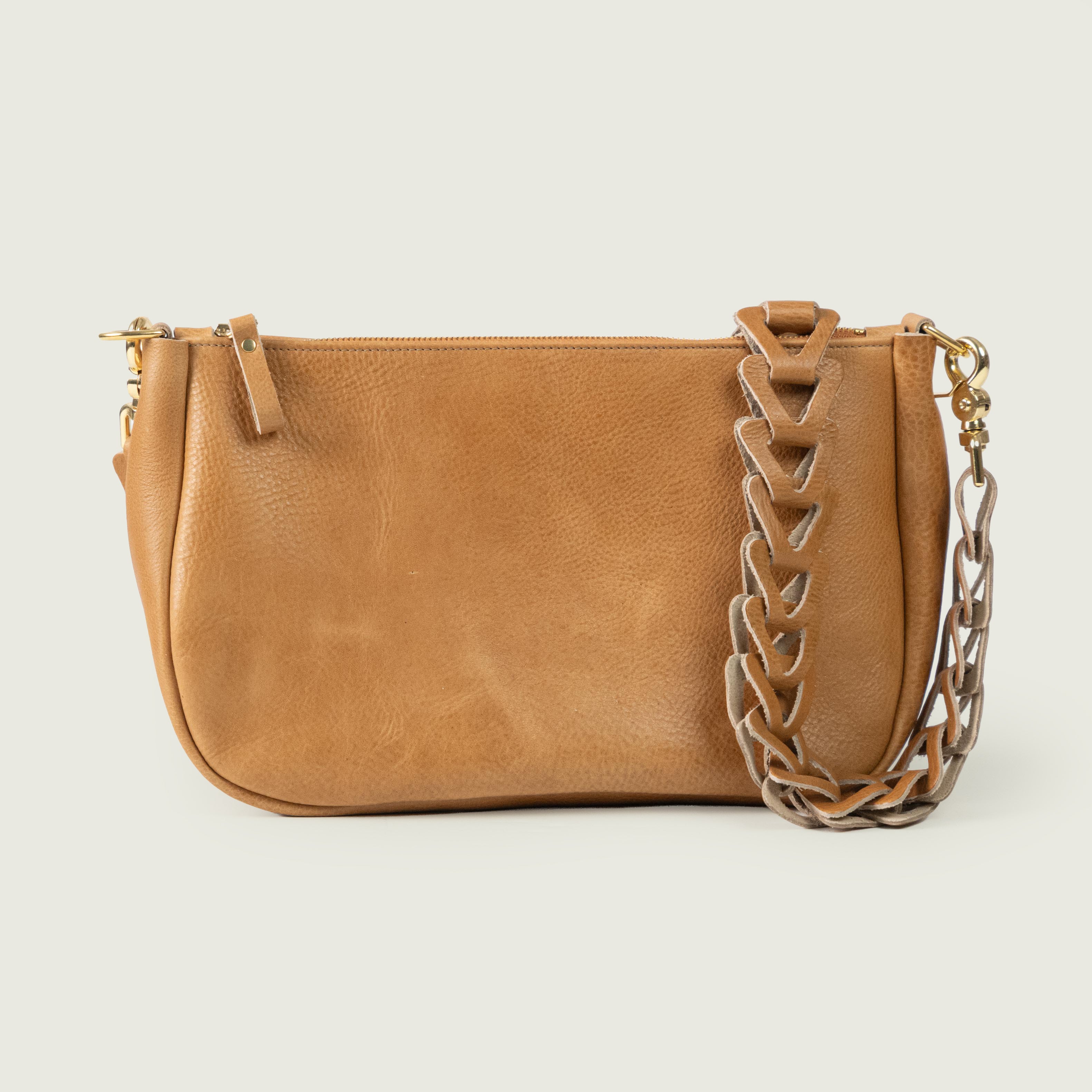 Sand Bulldog Crossbody Bag
