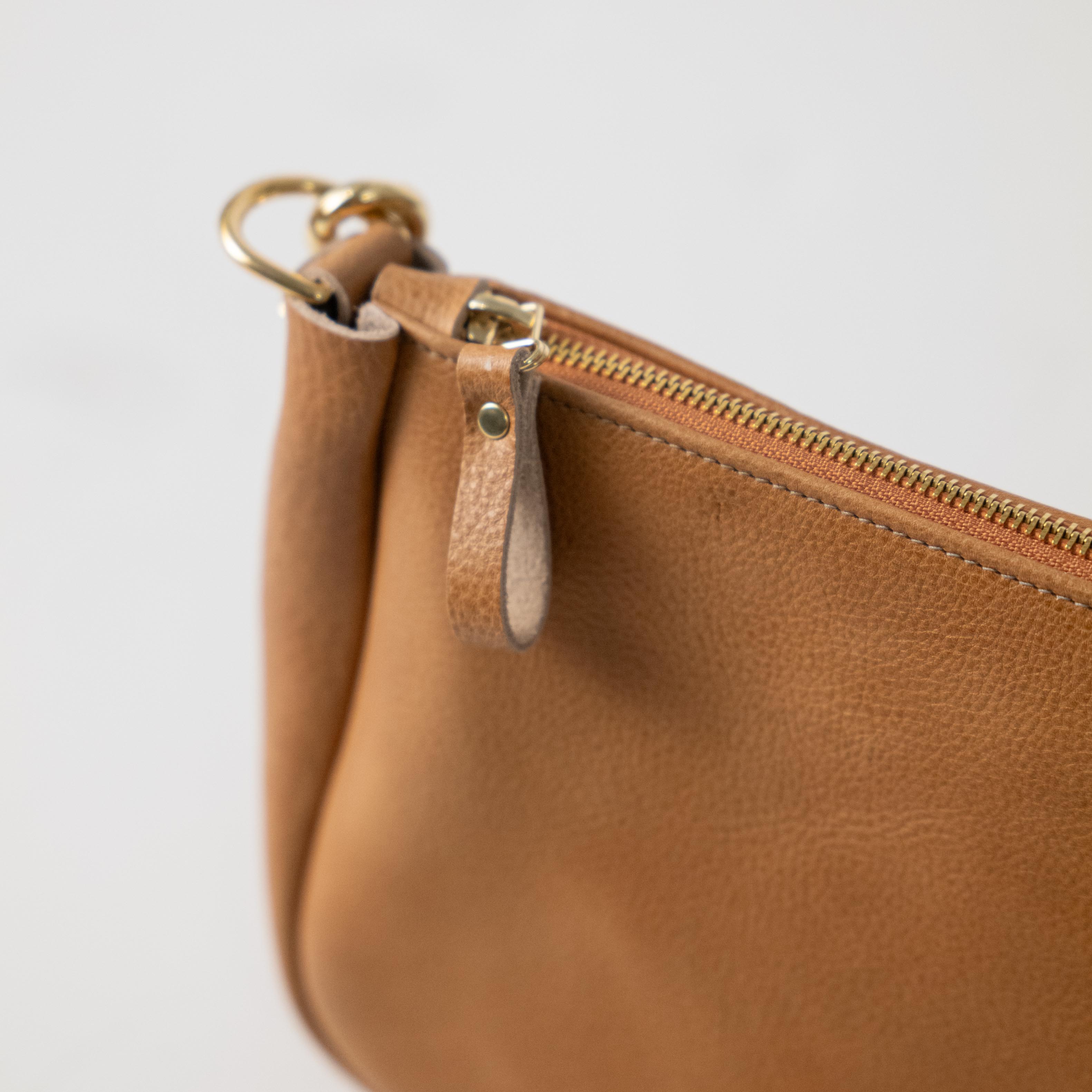 Sand Bulldog Mini Crossbody Bag
