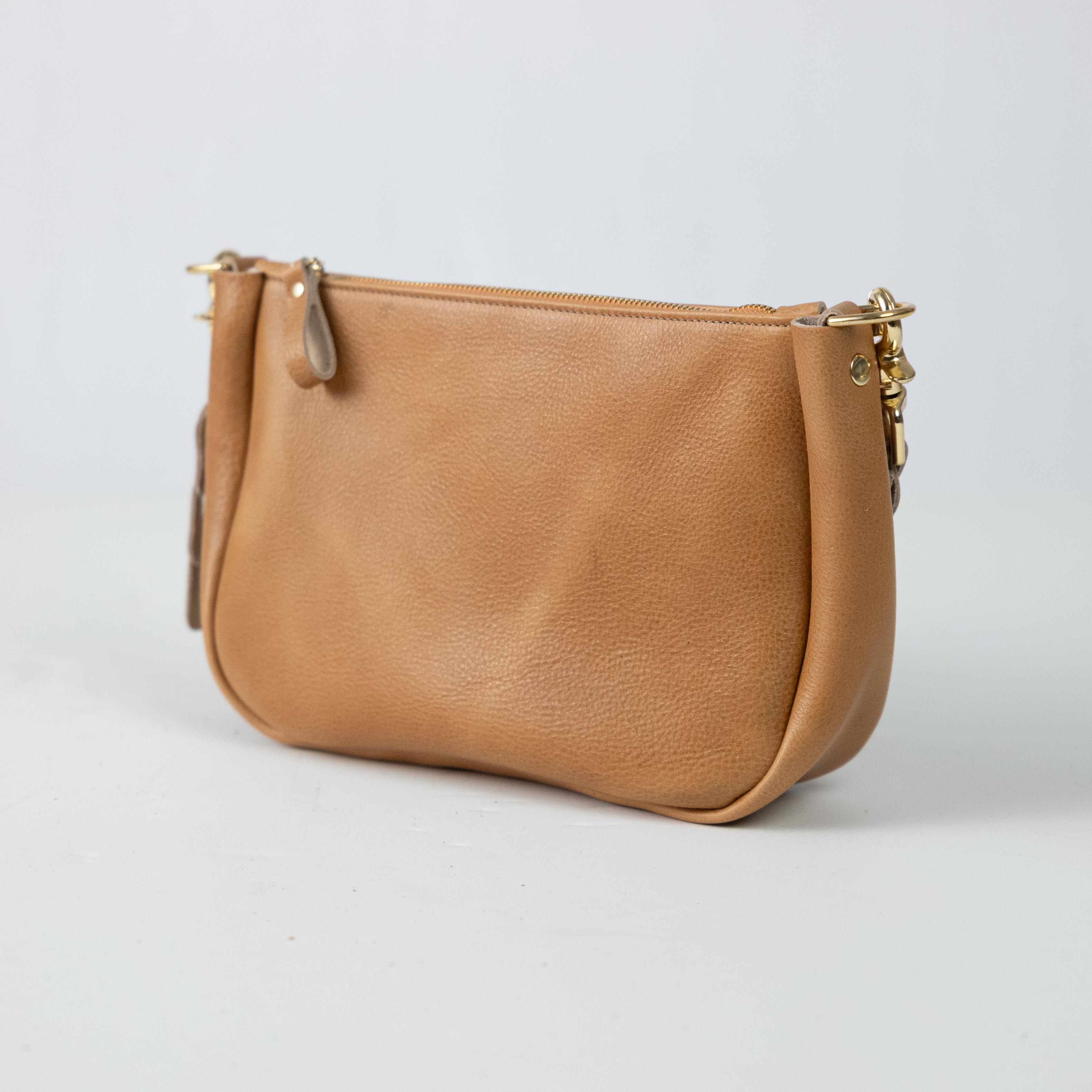 Sand Bulldog Medium Crossbody Bag