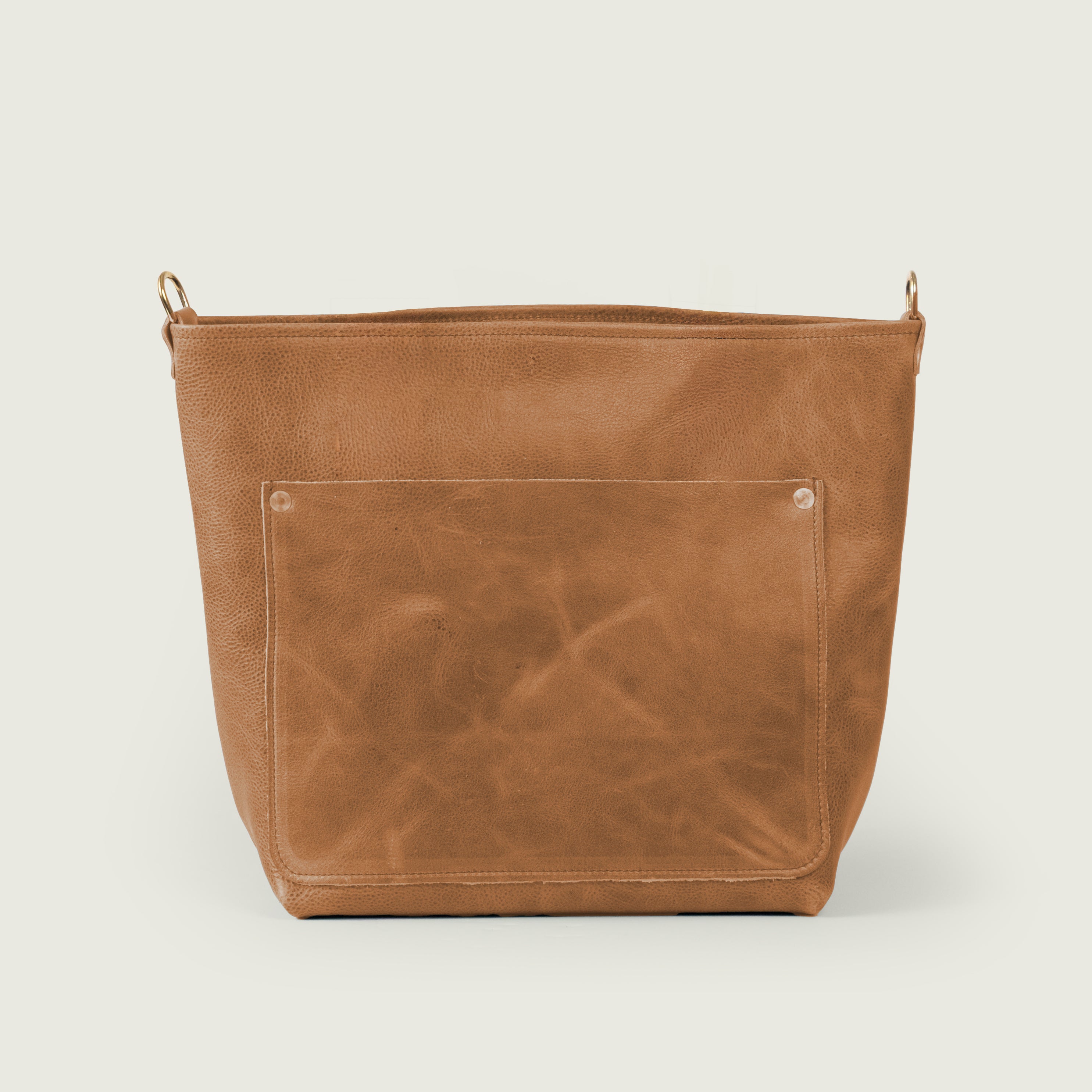 Sand Bulldog Crossbody Travel Tote