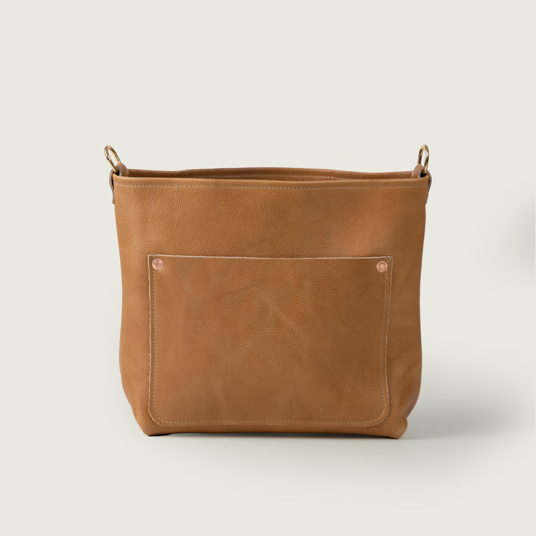 Sand Bulldog Mini Crossbody Travel Tote