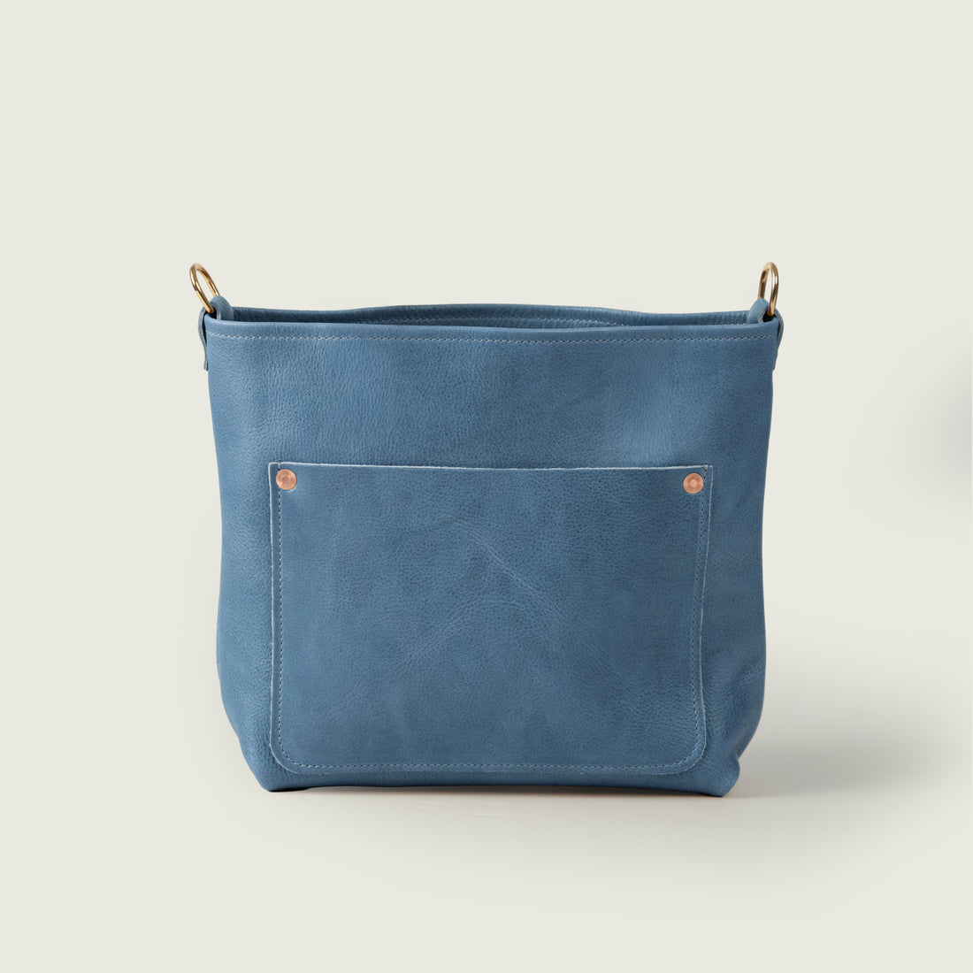 French Blue Bulldog Mini Crossbody Travel Tote