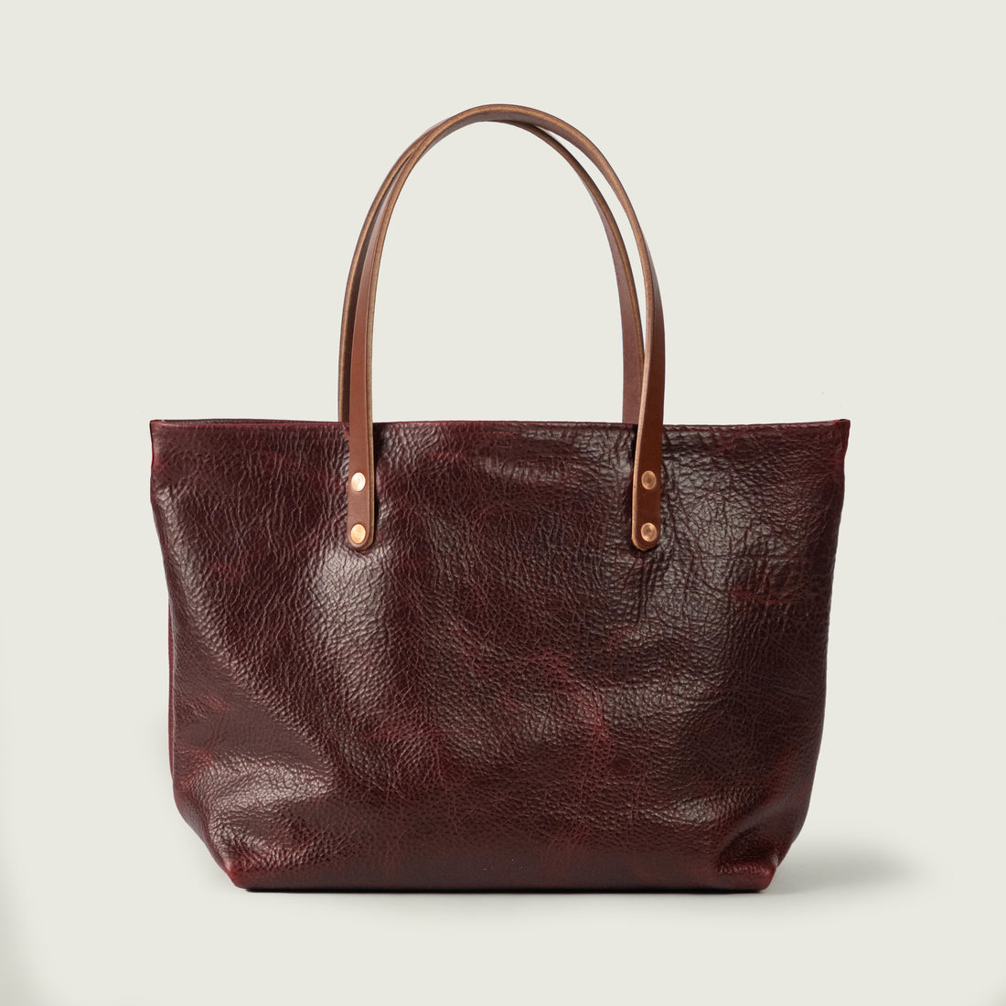 Dark Cherry Bulldog East West Tote Bundle
