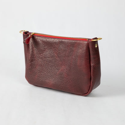 Dark Cherry Bulldog Medium Crossbody Bag
