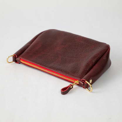 Dark Cherry Bulldog Medium Crossbody Bag