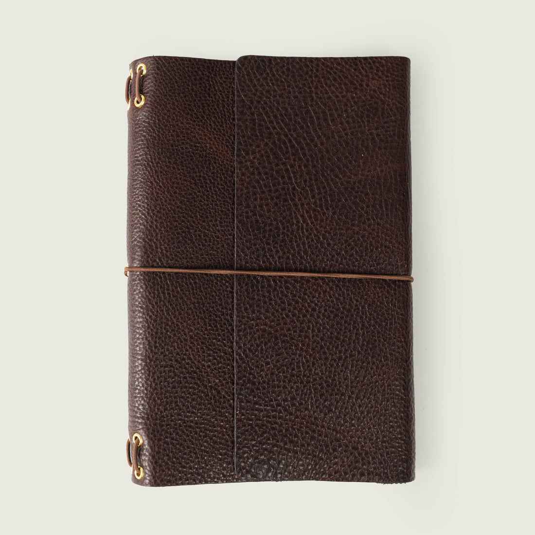 Dark Brown Bulldog Travel Journal