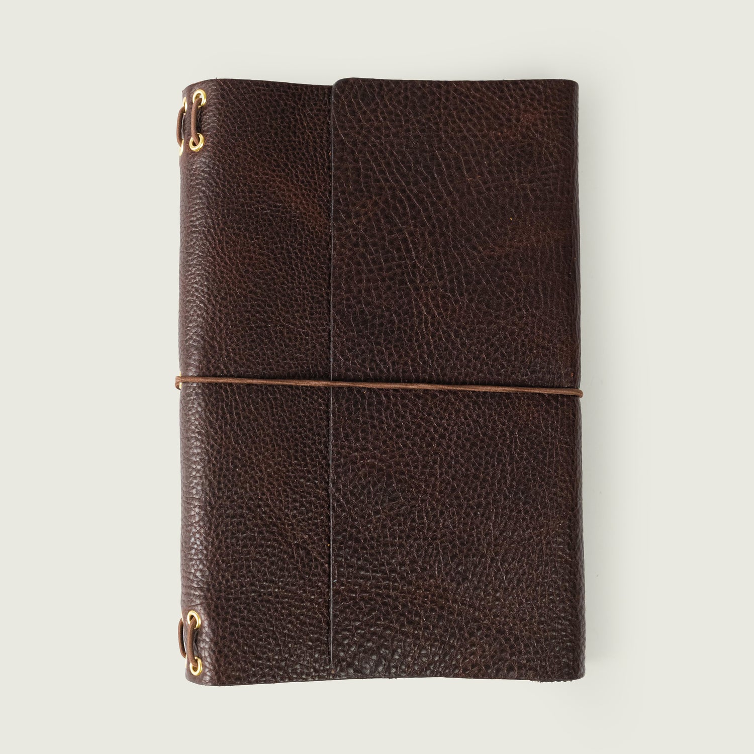 Dark Brown Bulldog Travel Journal