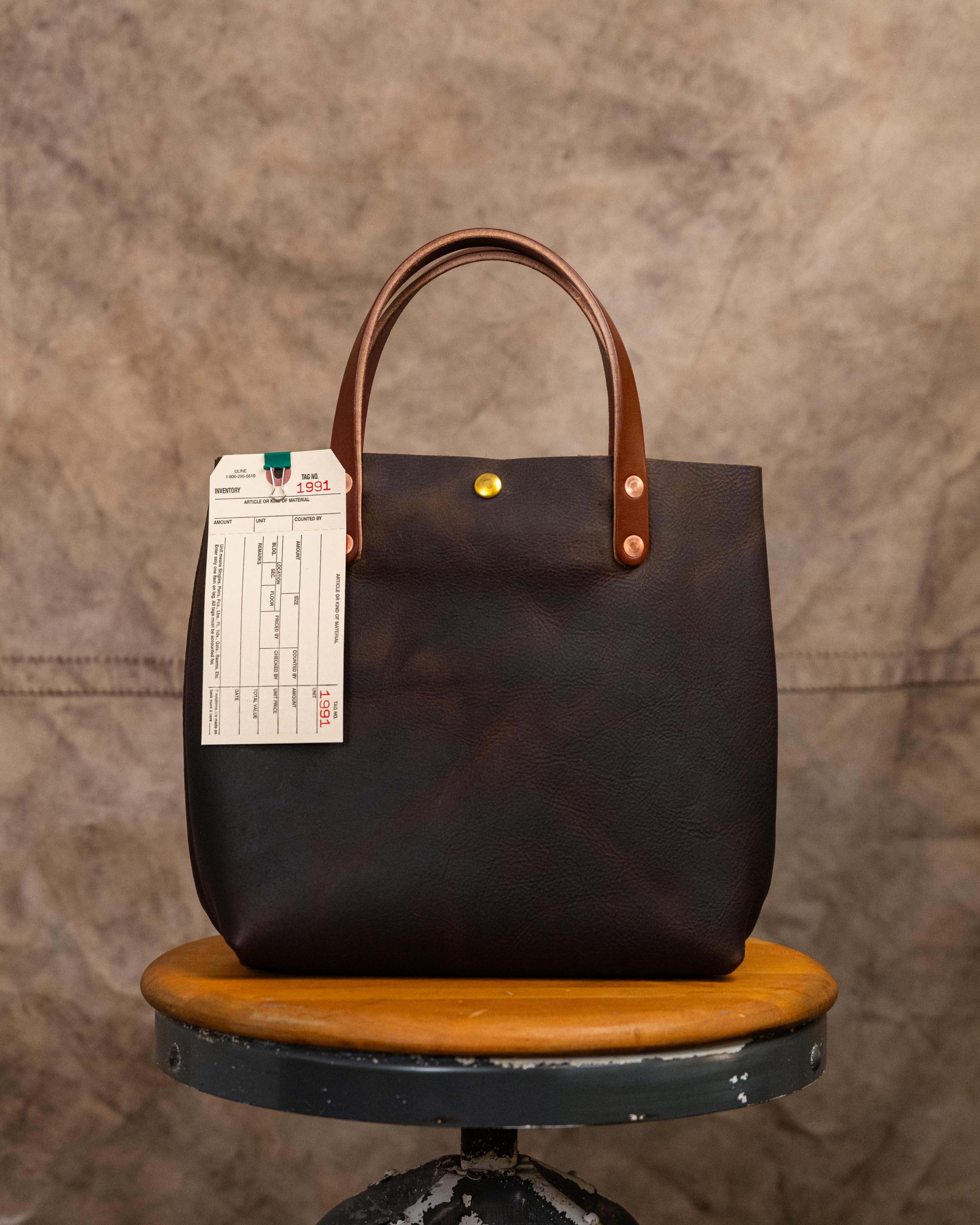 1991 Brown Kodiak Mini Tote