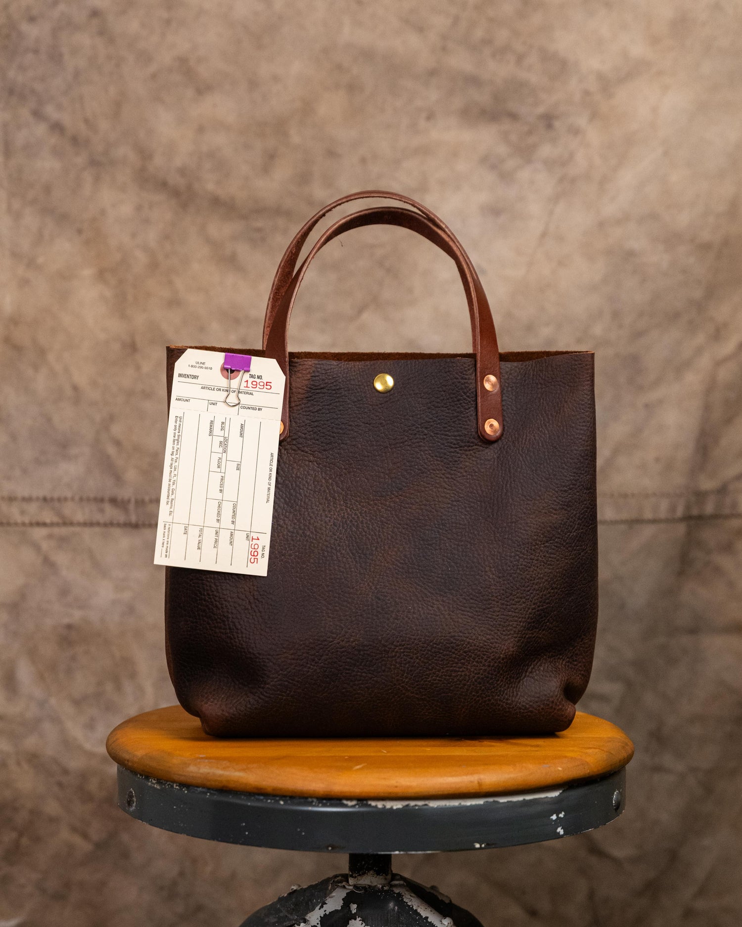 1995 Brown Kodiak Mini Tote