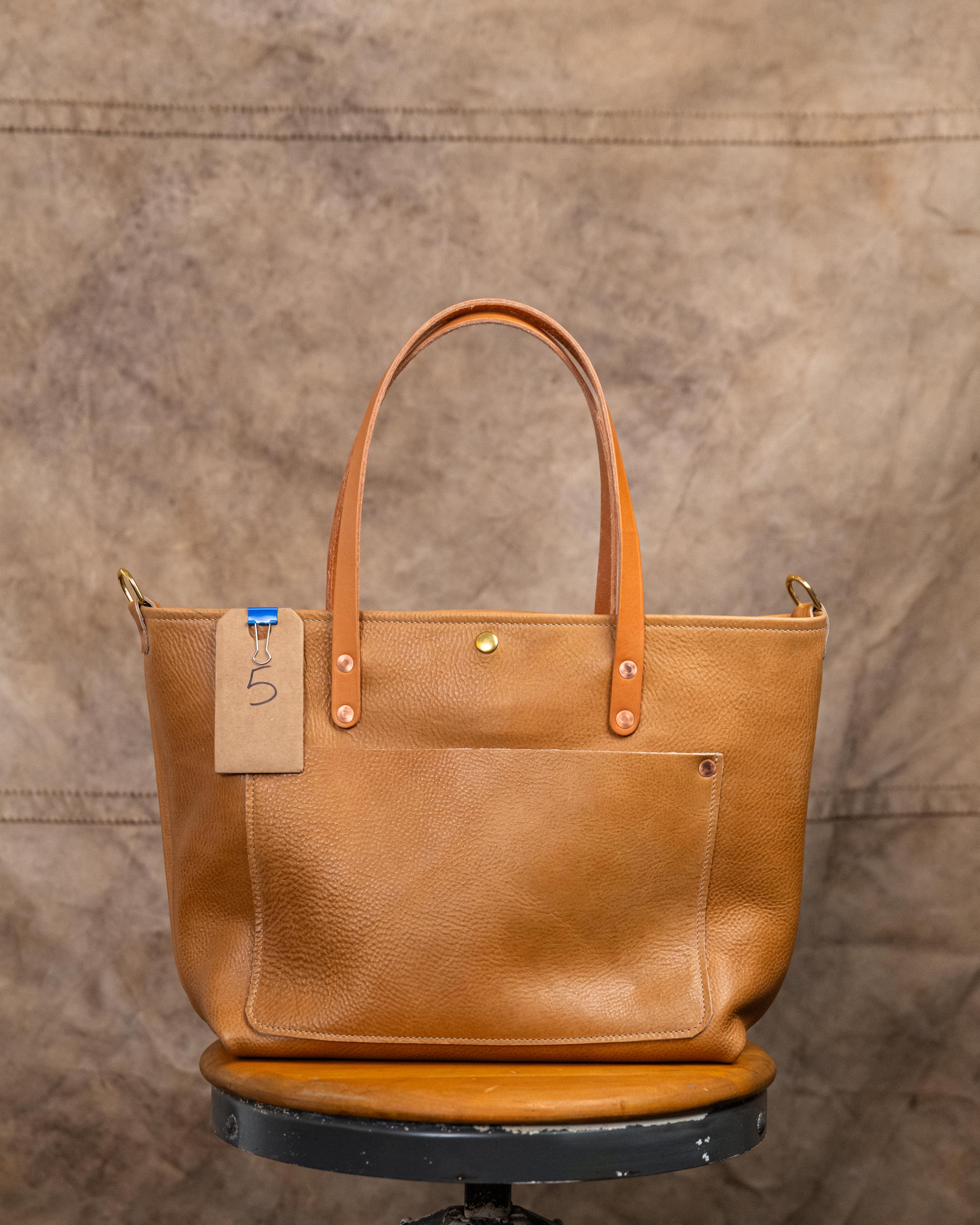 5 Sand Bulldog East West Travel Tote – KMM & Co.