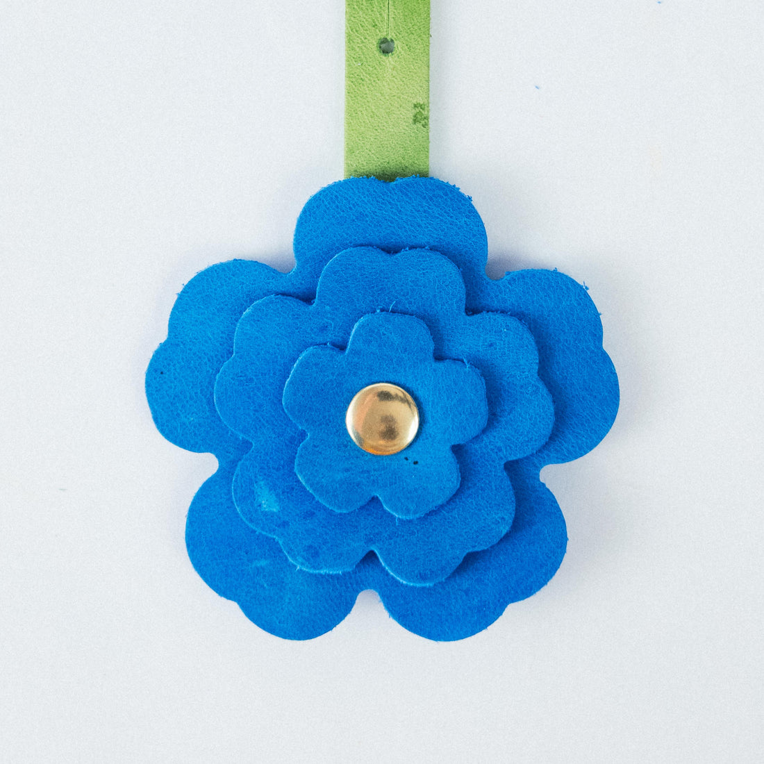 Sapphire Flower Charm