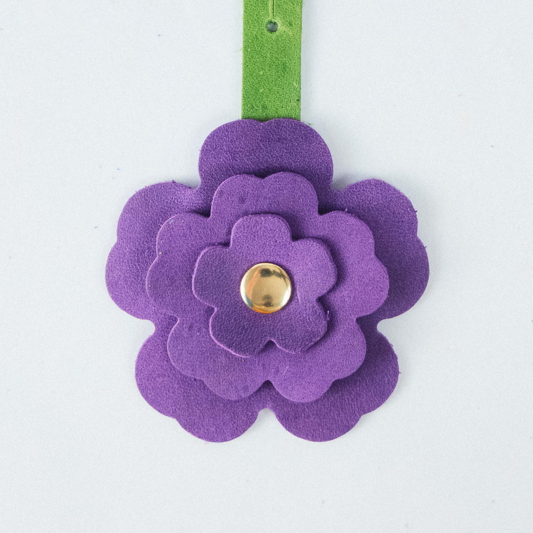 Amethyst Flower Charm