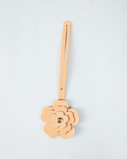 Vegetable Tanned Flower Charm