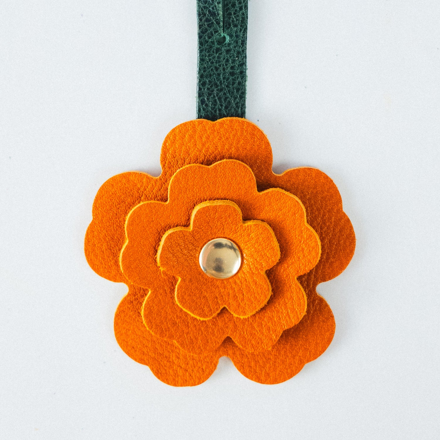 Honey Bulldog Flower Charm