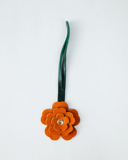 Honey Bulldog Flower Charm