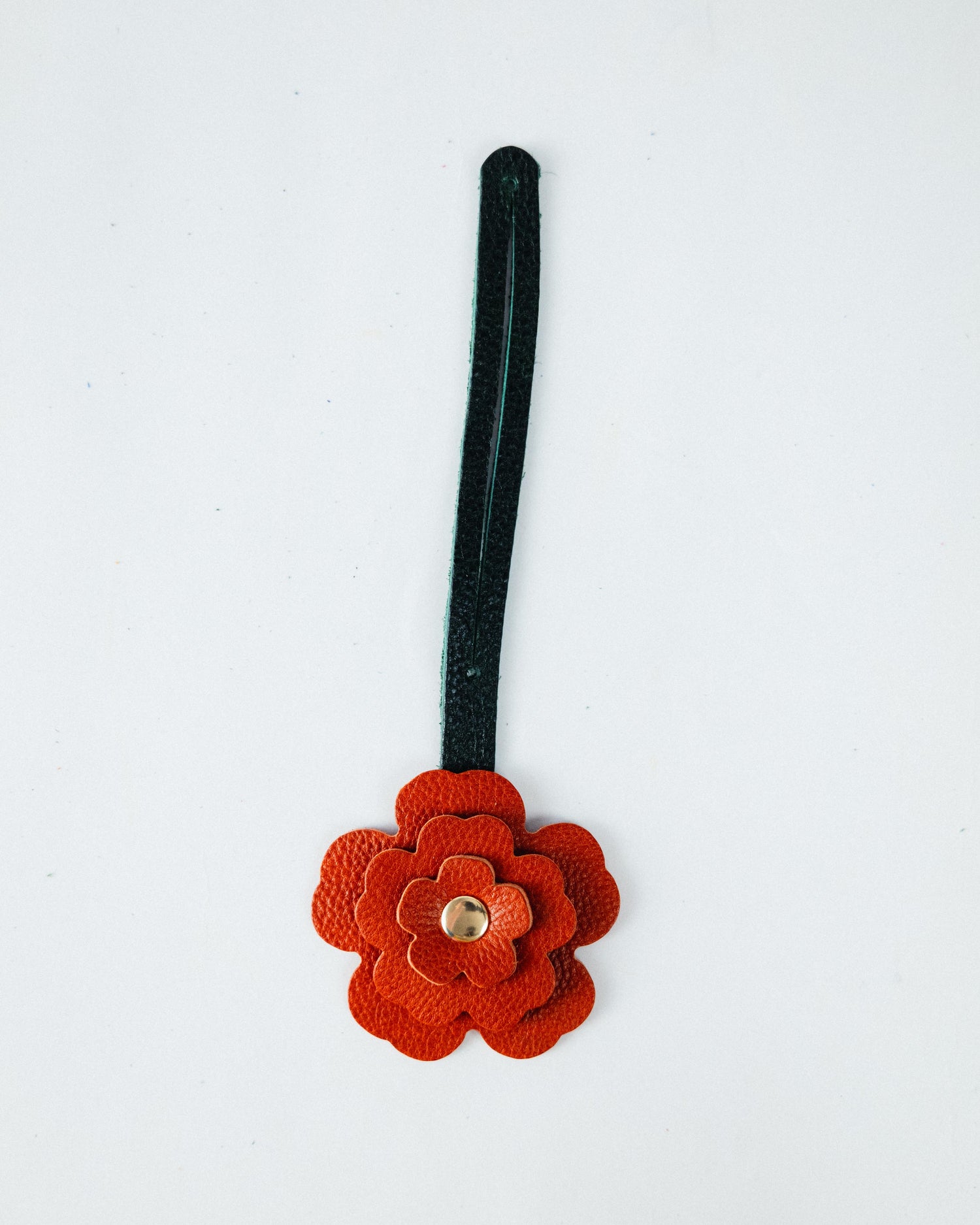 Pumpkin Bulldog Flower Charm