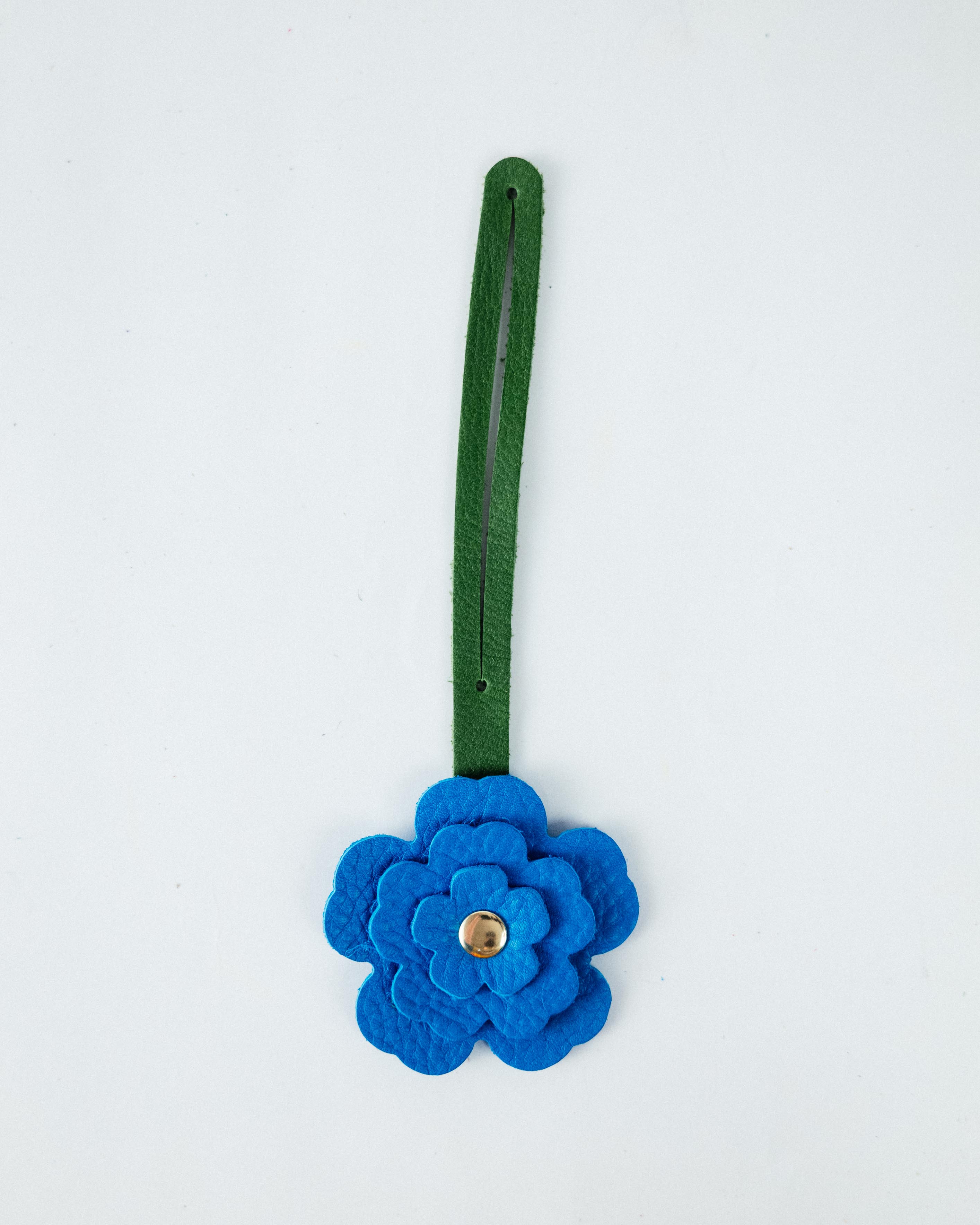 Cerulean Cypress Flower Charm