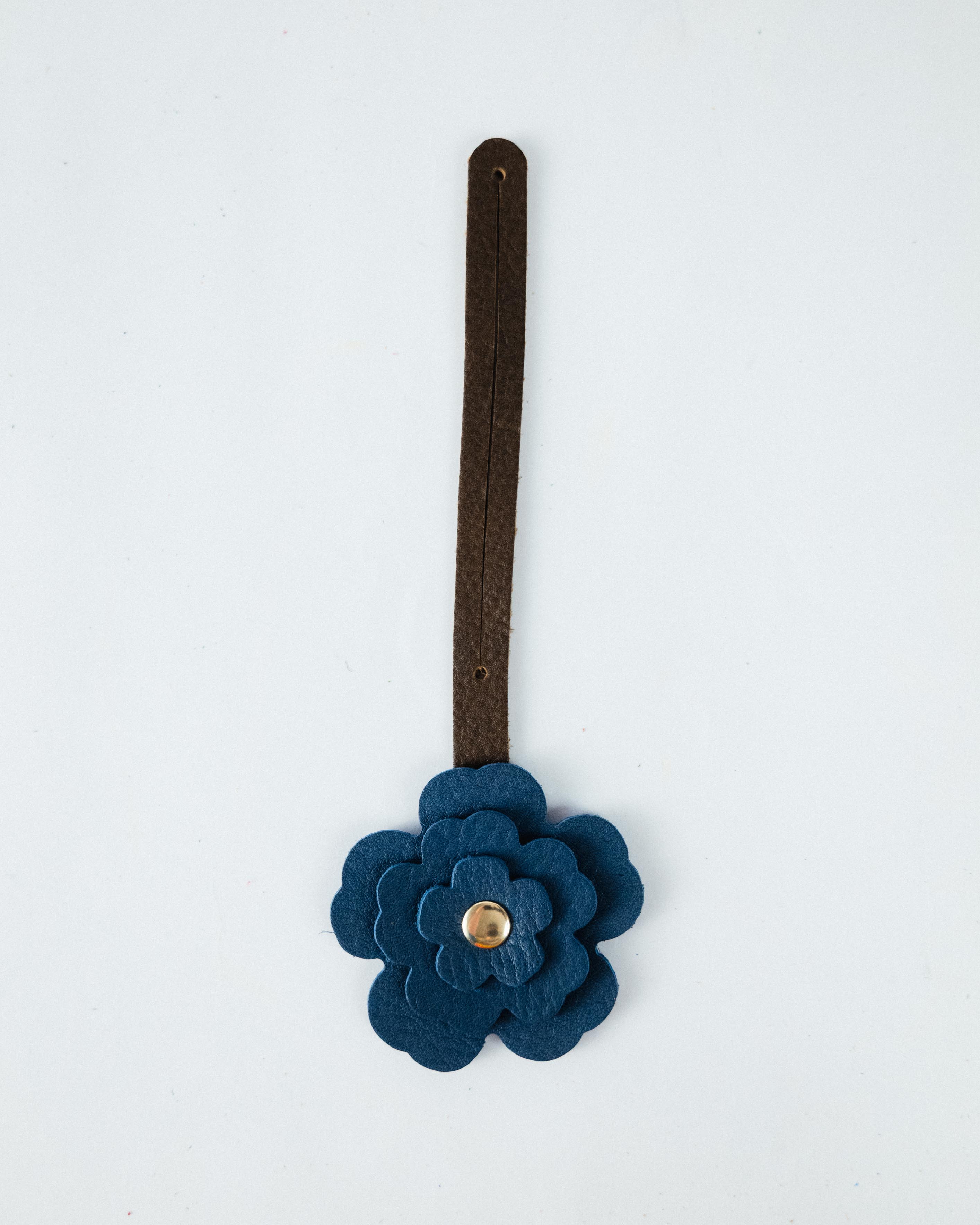 Blue Cypress Flower Charm