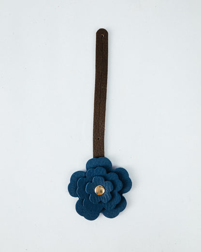 Blue Cypress Flower Charm