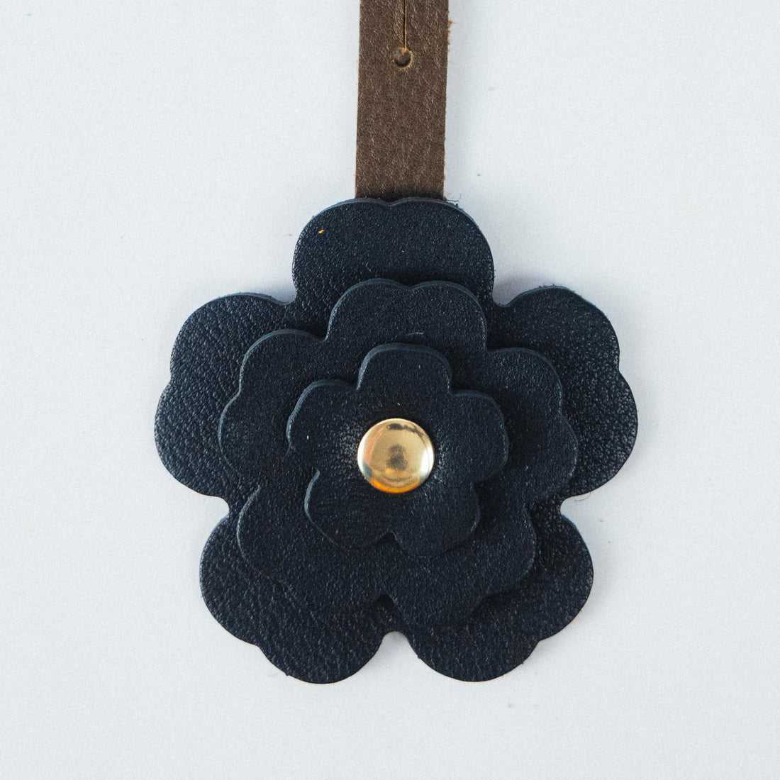 Black Cypress Flower Charm