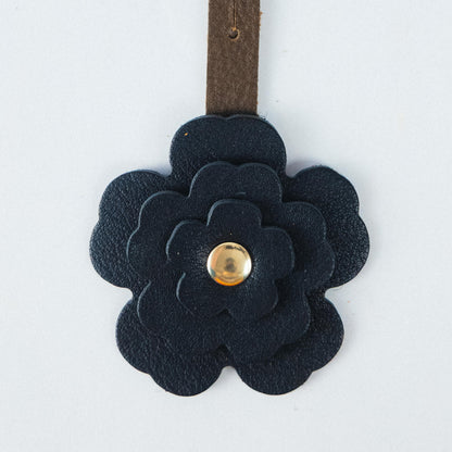 Black Cypress Flower Charm