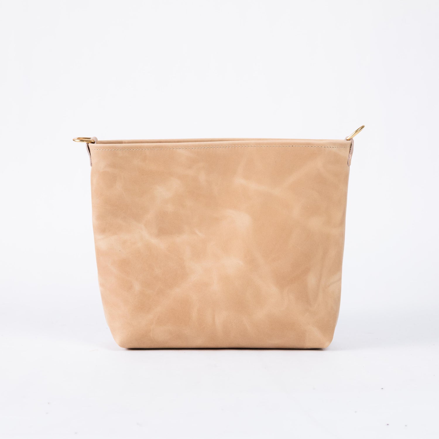Beige Mini Crossbody Tote
