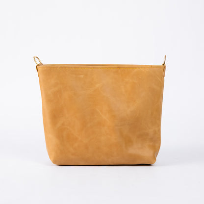 Mustard Mini Crossbody Tote