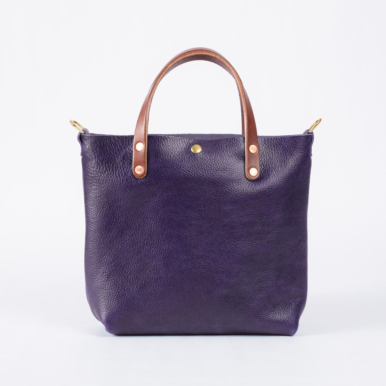 Purple Bulldog Mini Tote
