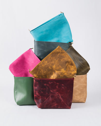 Aegean Blue Mini Crossbody Tote