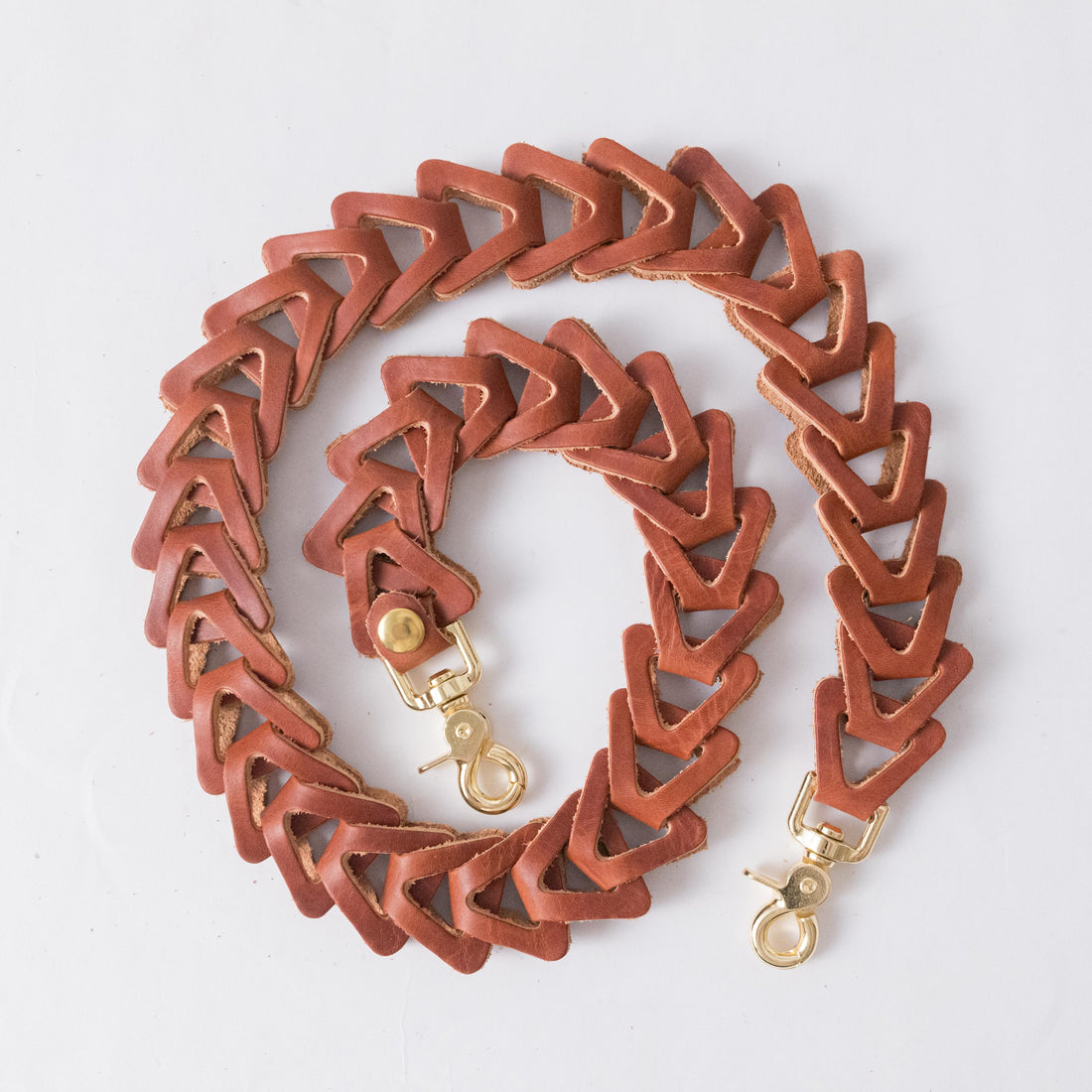 English Tan Dublin Chain Link Strap