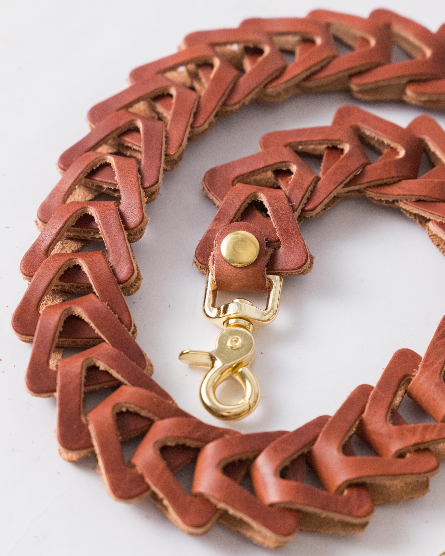 English Tan Dublin Chain Link Strap