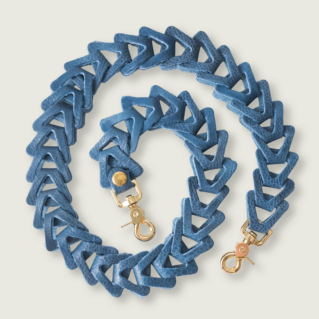 French Blue Bulldog Chain Link Strap