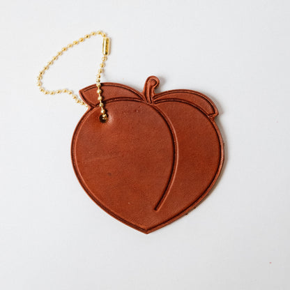 Leather Peach Tag