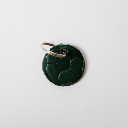 Leather Soccer Ball Fob